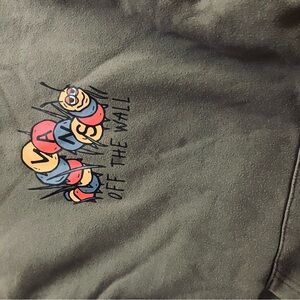 Vans Olive Hoodie with Bold Graphic